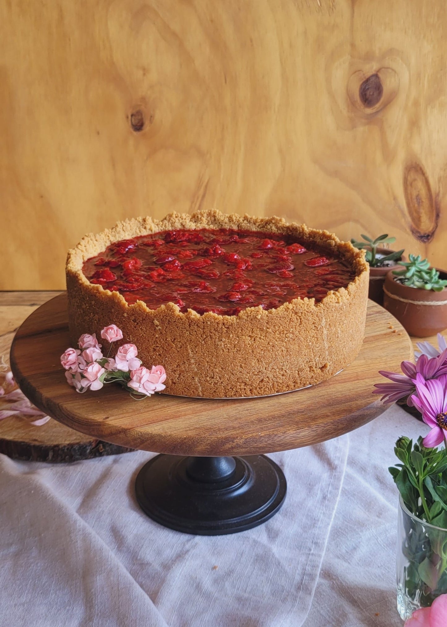 Cheesecake de frambuesa